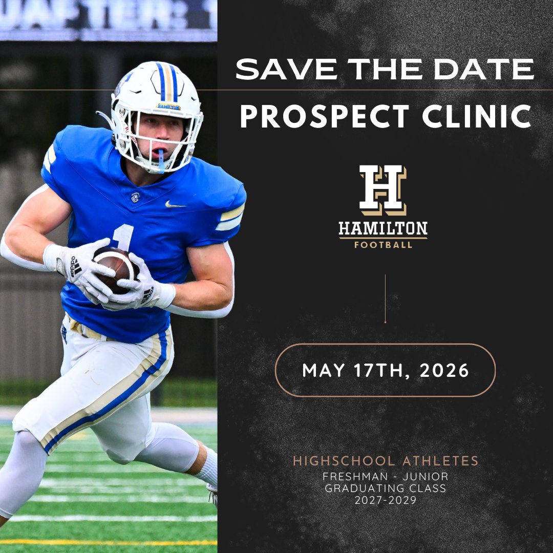 Hamilton College Football tweet media