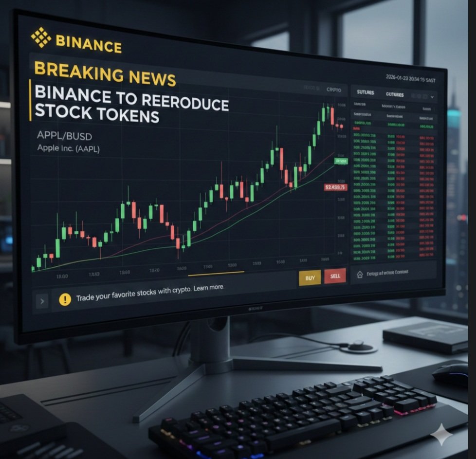 BREAKING: Binance is reportedly planning to bring back stock trading! The  bridge between #Crypto and #TradFi is getting stronger. 🚀📈