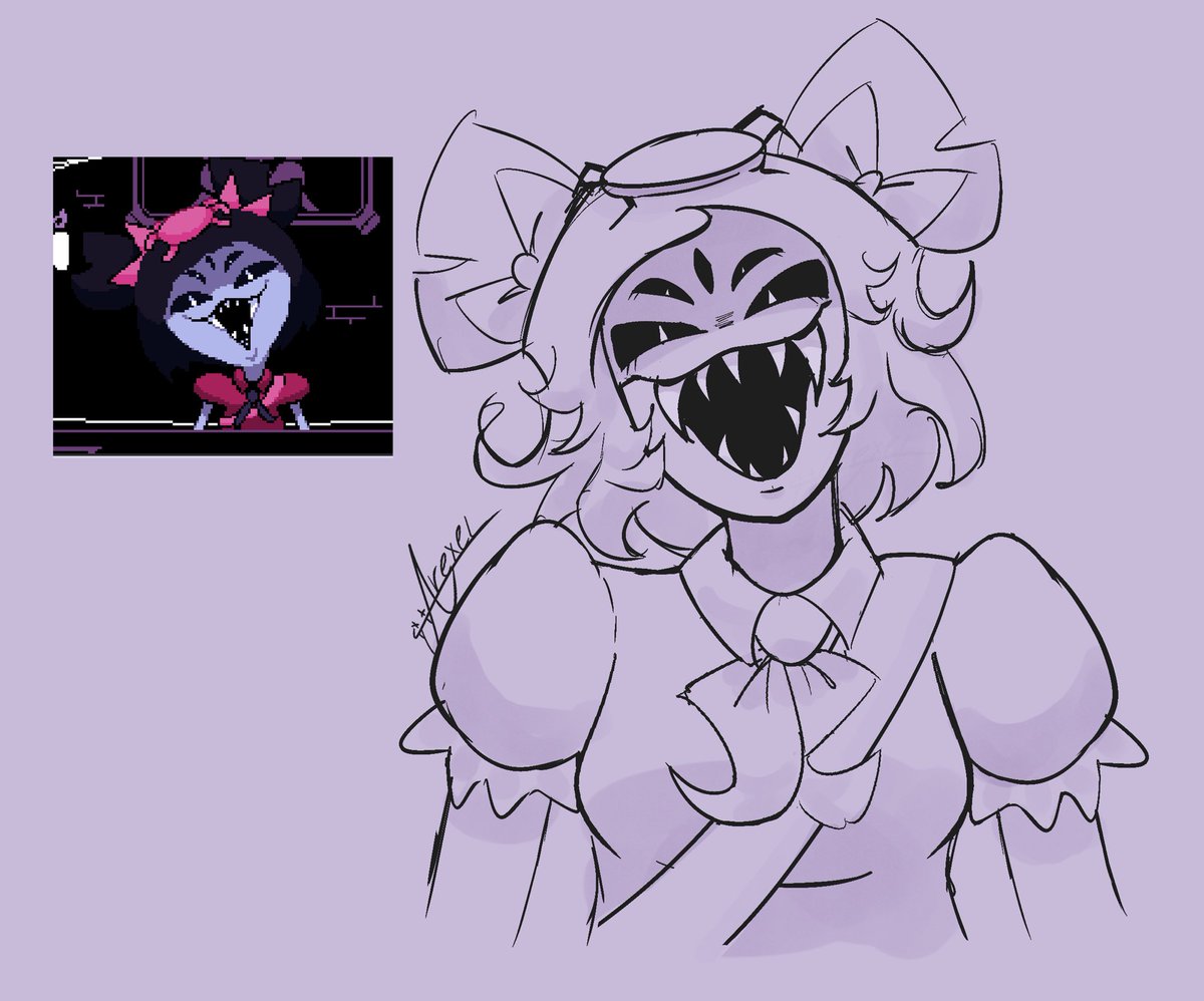 Replayed TS!underswap recently so I felt the need to redraw this old thingy 

[ #muffet #tsunderswap #undertale ]