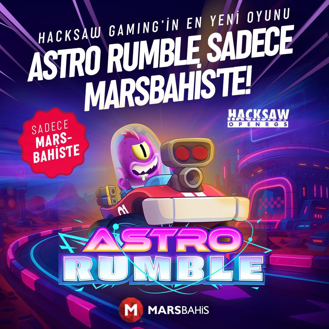 Astro Rumble 🚀

Hacksaw Gaming'in en yeni oyunu 👑

🫰 bit.ly/48nSCI2

#Marsbahis demek banka demek ❗