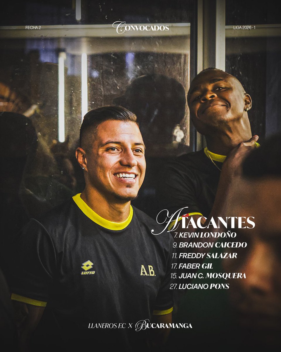 📋Estos son nuestros 18 viajeros a Villavicencio para visitar a Llaneros por la fecha 2 de la Liga BetPlay🔰

#MiHerenciaMiPasión🫀