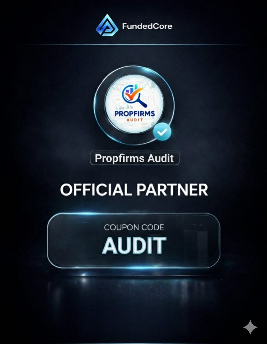 :

📢 Official Partnership Announcement 🤝

We’re excited to announce that FundedCore is now an Official Partner of PropFirms Audit 🤝

🎁 Exclusive Offer for Propfirms Audit Members 
Use coupon code: AUDIT to unlock special benefits on <a href="/FundedCore/">FundedCore</a> Challenges.

Trade with