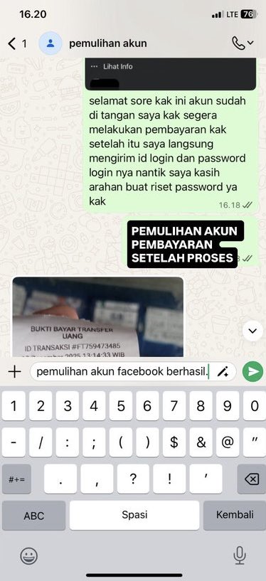 elvems's tweet image. PEMULIHAN AKUN &amp;amp; HAPUS AKUN  

🪷 JASA HACK AKUN
🪷 JASA LACAK LOKASI
🪷 JASA SUSPEND/UNSUSPEND 
🪷 JASA SADAP WA
🪷 JASA HAPUS AKUN
🪷 JASA PEMULIHAN AKUN
GMAIL,LNKDIN,INSTGRAM,FB,WA,TIKTOK ,TWITER,TELRGRAM,DLL.

Konsultasi ? WhatsApp di Bio ya 👆

PEMBAYARAN SETELAH PROSES