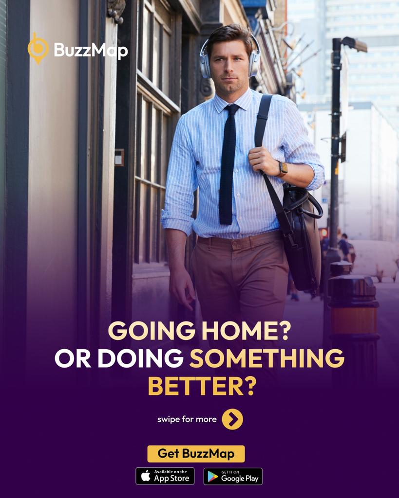 mybuzzmap's tweet image. Work’s done. The day doesn’t have to be.
BuzzMap helps you find something worth stepping out for; even on a weekday.

Don’t go home just yet. Open BuzzMap

#buzzmap #eventshappeningthisweekend #EventDiscovery #weekendplans #january2026