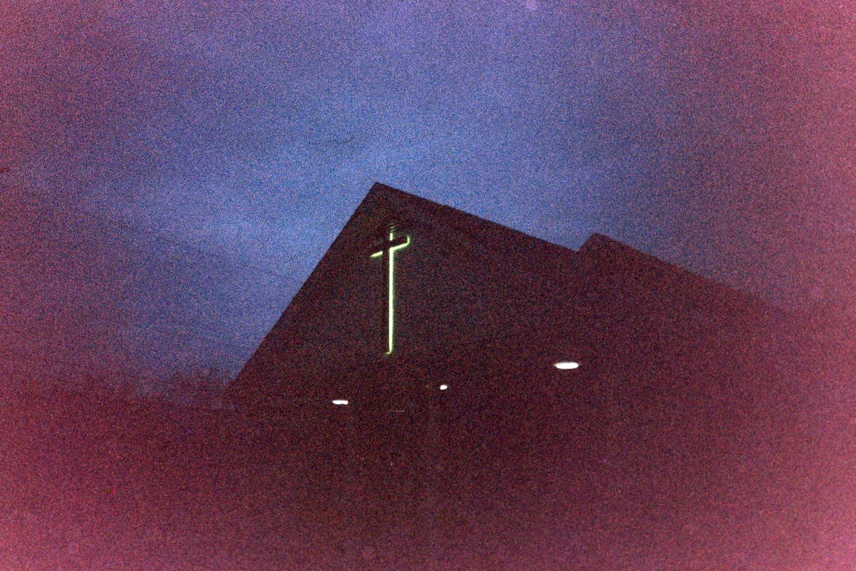 Point and shoot toy camera with some weird film a friend gave me