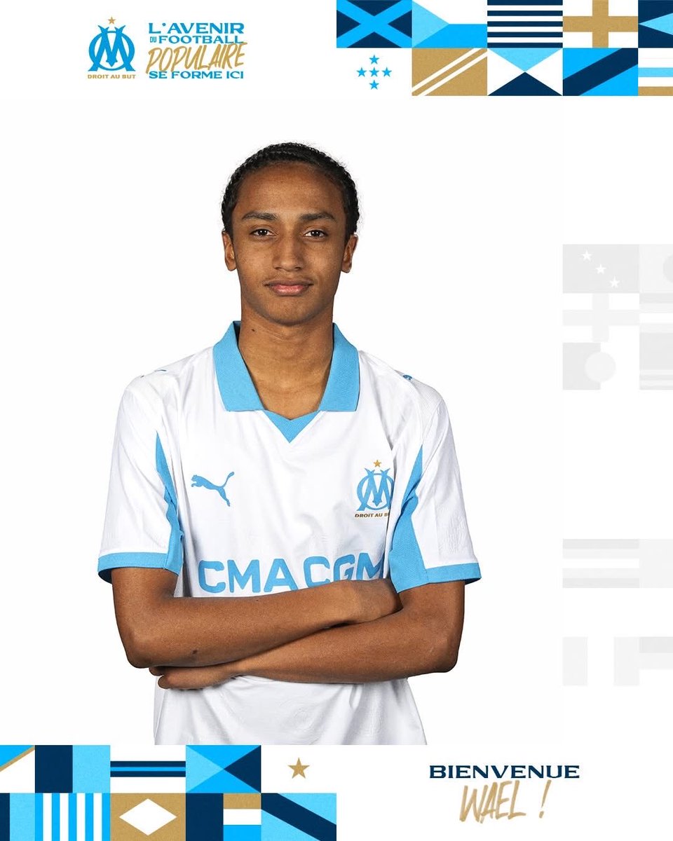 🇲🇦Ziyad Baha officialisé avec 2 autres nouveaux joueurs qui rejoignent le centre de formation. 

Bienvenue à eux 💙🤍 #TeamOM