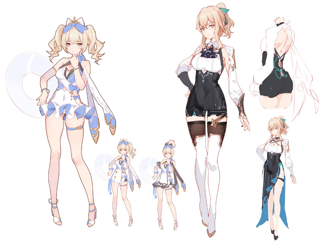 devilypop's tweet image. ╰┈➤ Genshin Impact concept designs that didn't happen to be in game, a thread 🧵

Part 1 - Mondstadt
#GenshinImpact