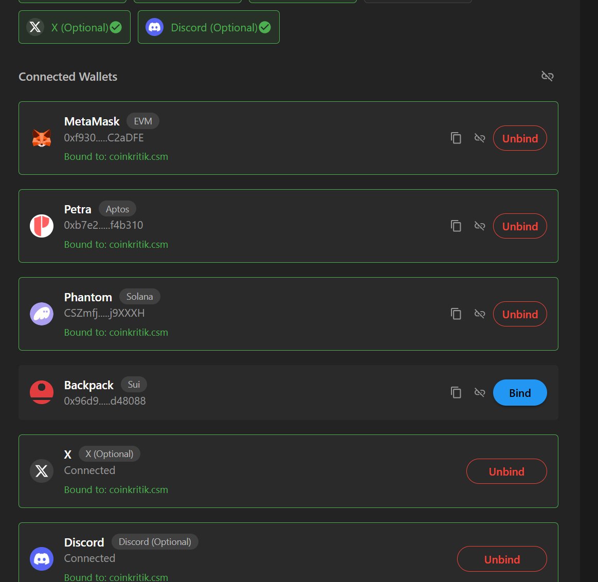 coinkritik's tweet image. #Cashmere'de TGE yakın olabilir Zcash ağı da eklenmiş ve intra chain swap da gelmiş bu özellikleri kullanın ve sosyal medya hesaplarınızı bağlayın. Testnette ve mainnet'in ilk gününde paylaşmıştık 👇
app.cashmere.exchange/dashboard
