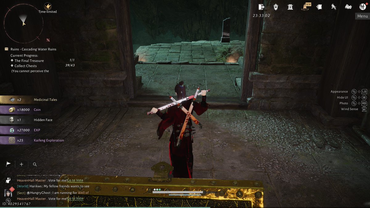 3 hours 40 minutes, and i am still missing 4 chest?! Insane Blindrun!
#WhereWindsMeet