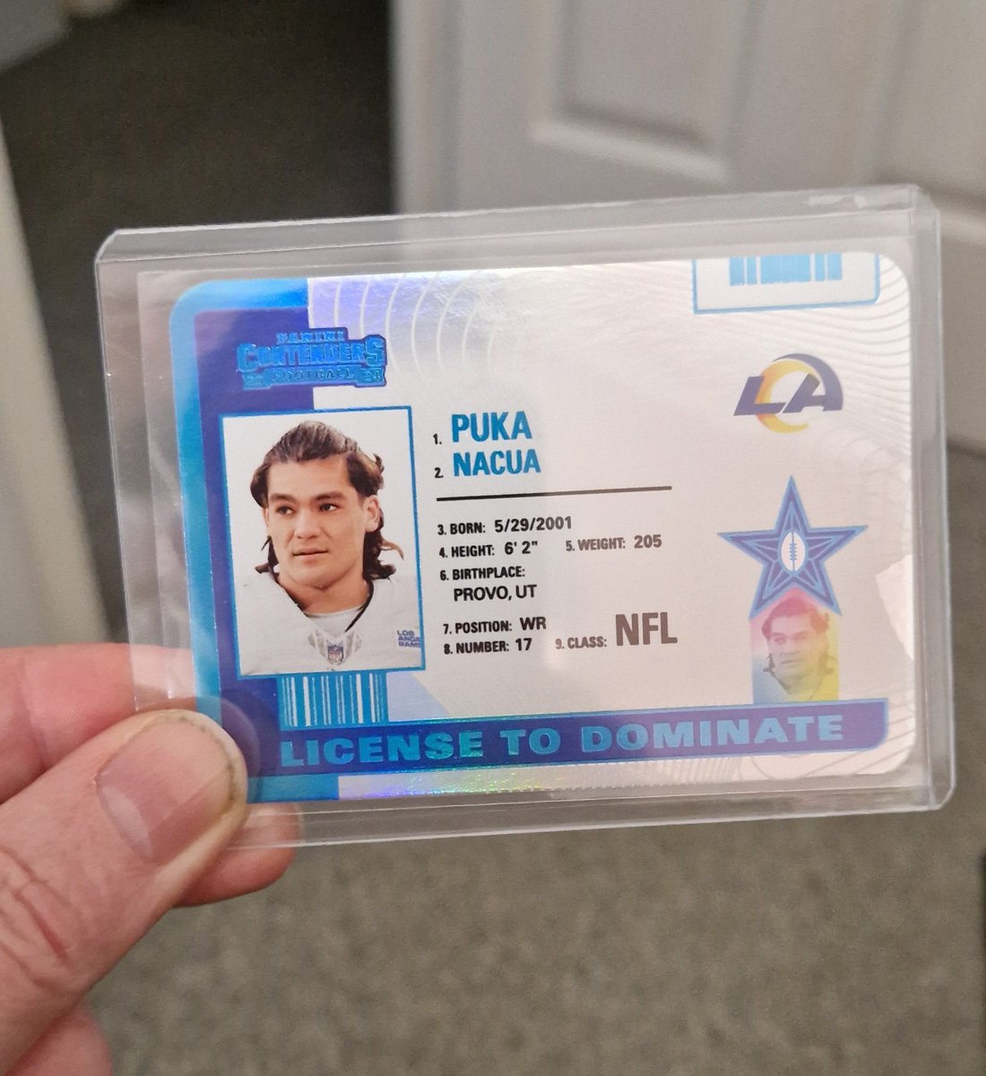 NFLRap's tweet image. Another #NFL card going in my store tomorrow. #Rams #RamsvsSeahawks 
#NFLUK #NFLCards