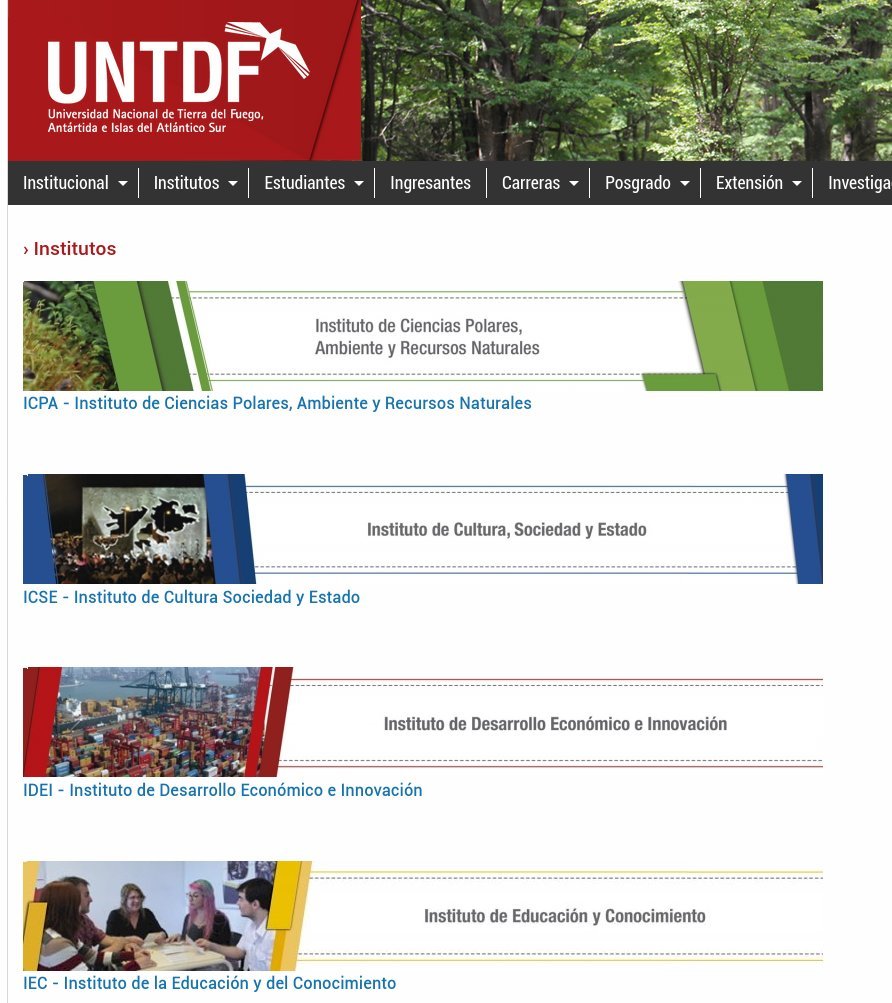 DefLaCienArg's tweet photo. 🔹La #UNTDF se organiza en 4 institutos:
/ciencias polares, ambiente y recursos naturales
/cultura, sociedad y estado
/desarrollo económico e innovación
/educación y conocimiento
🔹ofrece 16 carreras de grado, principalmente licenciaturas
https://t.co/mXcrCkpTVb https://t.co/XUsRSznuFg