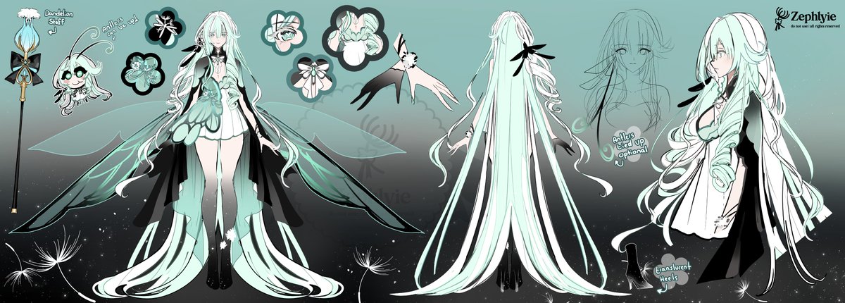 ⋆˚꩜｡Ephnel 2.0 Design Reveal☁️🦋✧
.
At last... my true form reveals!
Call me Zephy, Ephnel or even bug girlie - it's still me, now ready to fly alongside my dandelion seeds like a dragonfly fae ✨
.
May the winds carry your wishes!