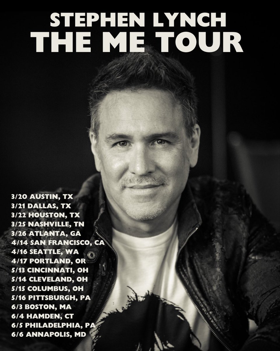 TheStephenLynch's tweet photo. HOUSTON JUST ADDED!

TICKETS: https://t.co/B2NWNFVC7l https://t.co/2A5rcxlqLC