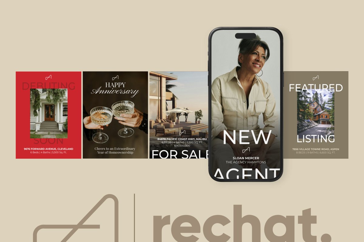 Rechat is an award-winning app that will provide a more efficient experience for The Agency's agents, staff, and clients.
blog.theagencyre.com/the-agency-par…