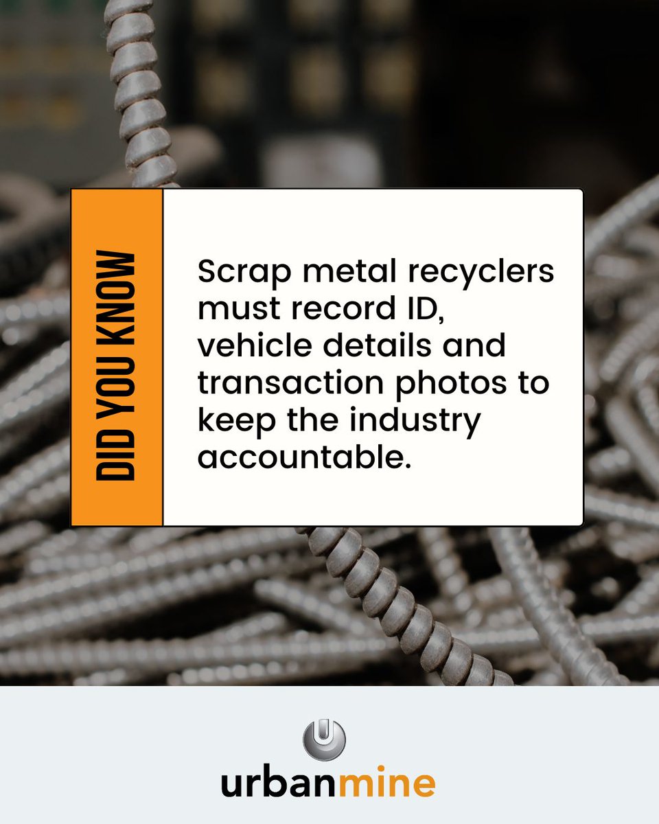 Manitoba’s Scrap Metal Act helps protect communities while keeping scrap metal recycling fair and transparent. 

We make sure all material is properly documented and responsibly recycled. If you’re the rightful owner of your scrap, the process is straightforward and secure.