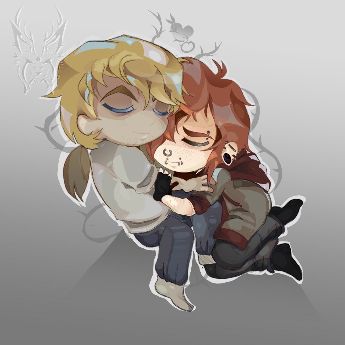 DevouringDogs's tweet image. &amp;gt;[ COMMISSION ] commissions, this ones are for mOrgu3_dw3ll3r on discord! 

[ #BTD #btd2 #BoyfriendToDeath
#lawrenceoleander #fanart ]