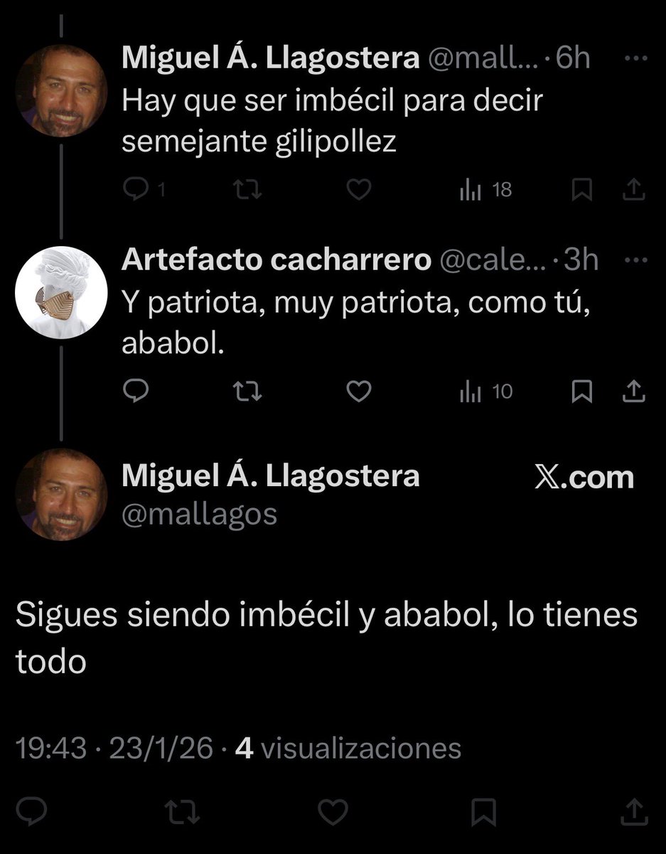 Este patriota sanfadao, el pobre. Español y más español, ah! Y catalán que debe de ser muy importante explicitarlo.