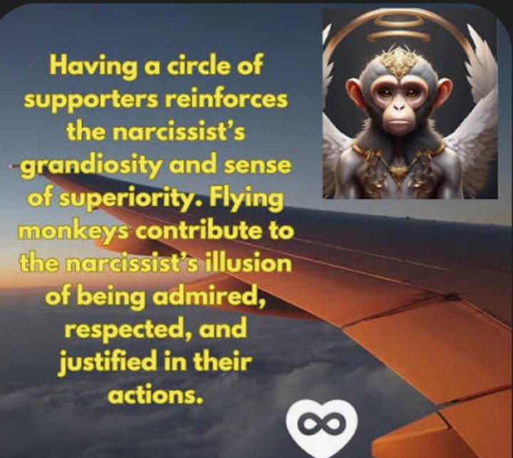 CookieKL's tweet image. #Flyingmonkeys
Support the #narcissist in their #destructive plots. ☣️🚩🚩🚩🚩