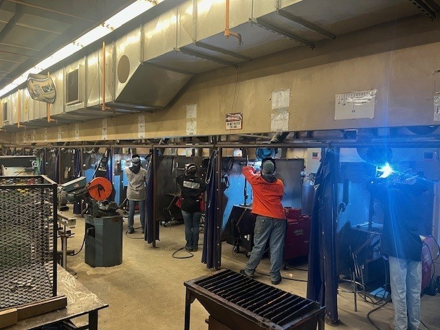 CPACTC's tweet image. This is what "test day" looks like in #Welding class at #CPACTC. #opportunitiesunlimited #cteeducation