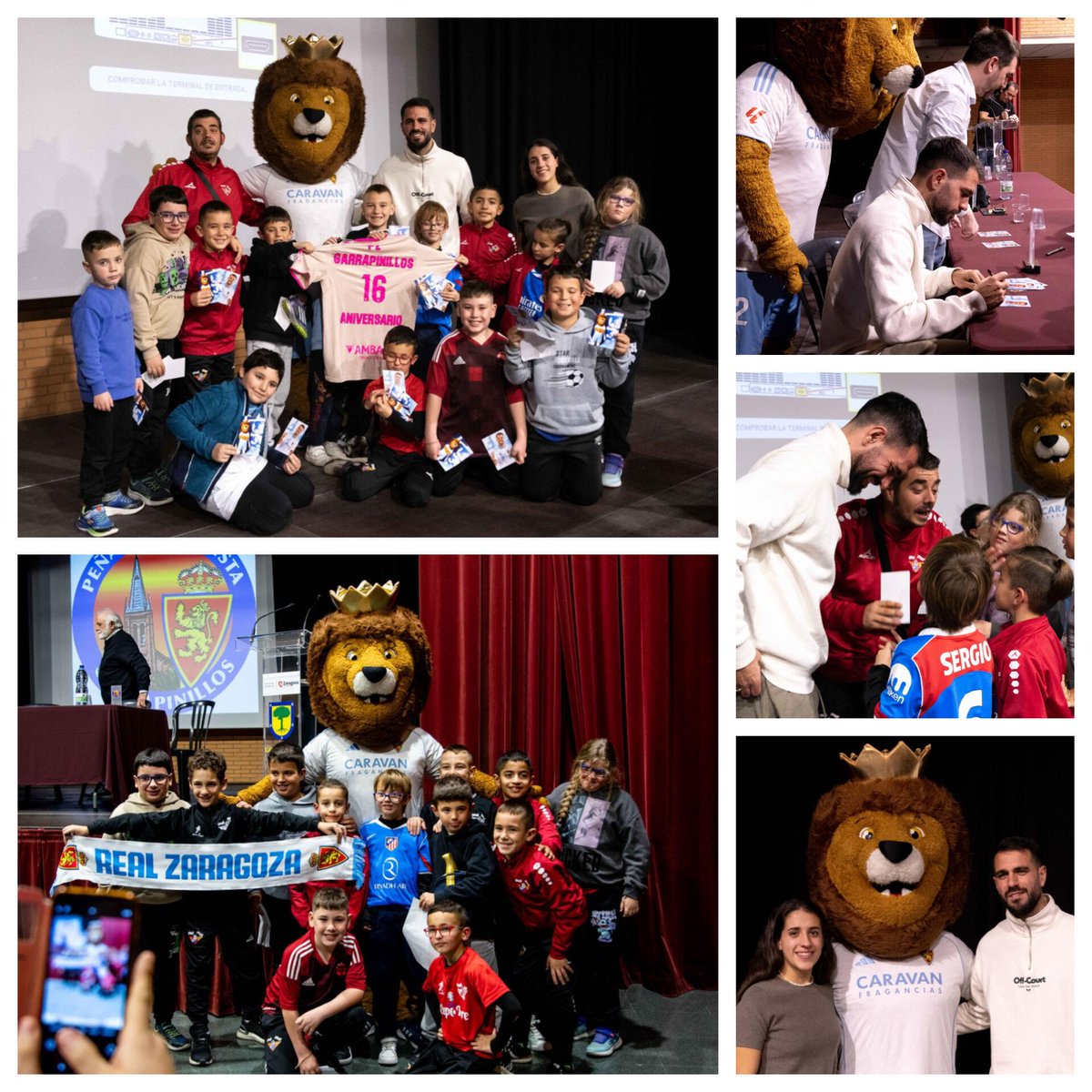 Vaya tarde guapa pasamos con Insúa, <a href="/FPRealZaragoza/">FPeñas Real Zaragoza</a> y la <a href="/PZGarrapinillos/">PZGarrapinillos</a>. Sois muy grandes! Enhorabuena por otro gran aniversario!!! #YoSoyFPRZ  ##VamosRZ #somosrz