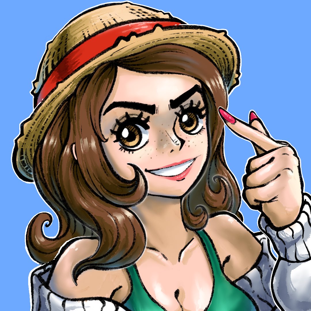 Pownchao's tweet image. One Piece style portraits of @GamesCage_ &amp;amp; @DeputyARUUU 🏴‍☠️✨