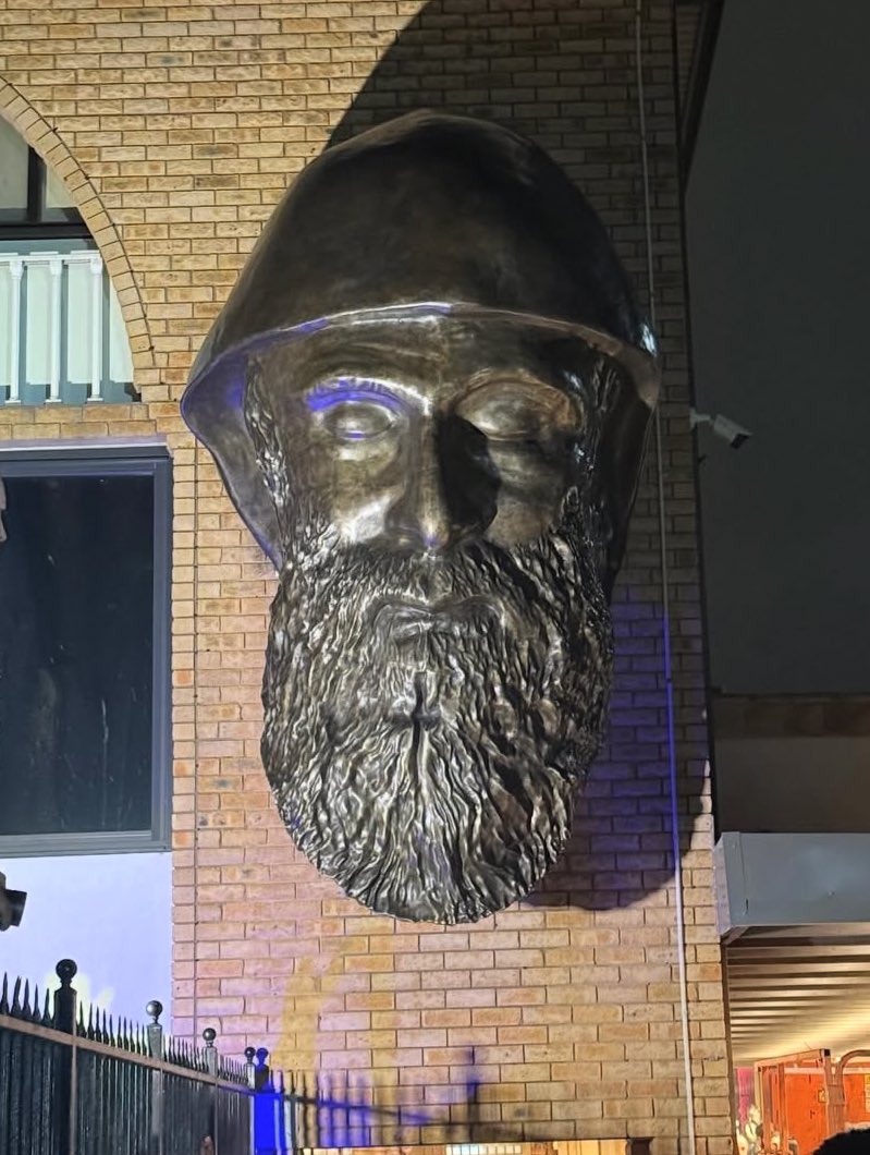 Sachinettiyil's tweet image. Sydney unveiled a massive bronze sculpture of Saint Charbel’s face at a Maronite monastery, one of the largest of its kind in the world.

Image: Saint Charbel’s Youth