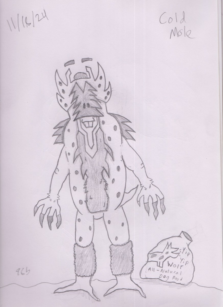 Fire_Fly965's tweet photo. Cold Mole, Scribly, Cold Goober, and Tapor. #Art #Artist #AmateurArt #AmateurArtist #Drawing #Sketches #Pencildrawing #Abstract #AbstractArt #Odd #Strange #Weird #Monster #Alien #Creature #Mole #Skull #Tapor #Arshen @The965 

https://t.co/OwdvSlZK0q https://t.co/LwV2t2KTOW
