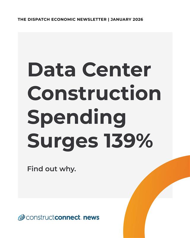 ConstructConnx's tweet image. Data center construction spending is up 139%, and the average project is now around $600M, but growth across nonresidential construction is far from even.

The January Dispatch breaks down where 2025 work actually landed and what a $69.2B data center pipeline could mean for your…