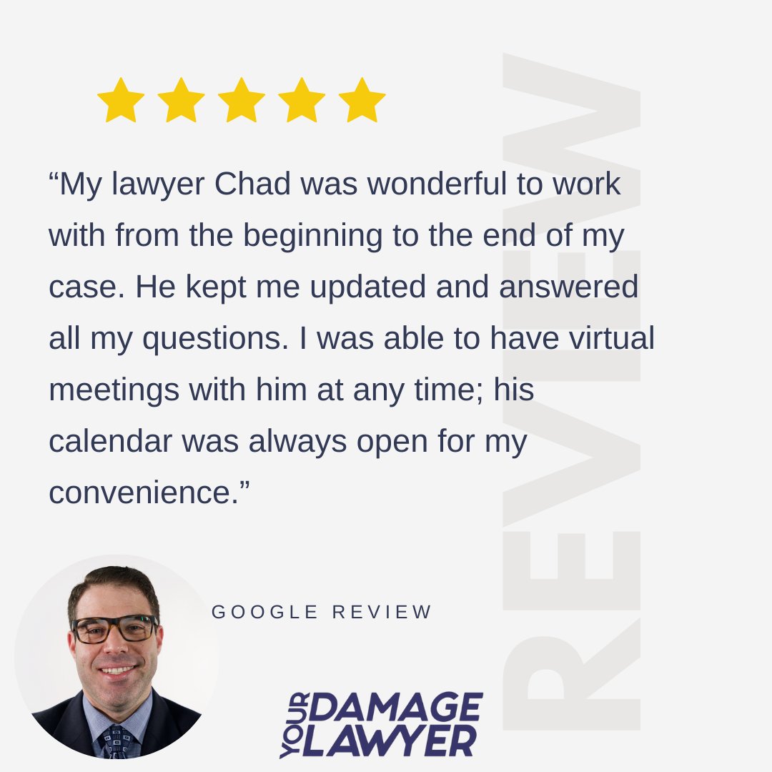 If our team has made a positive impact on your experience, we’d love for you to share your thoughts with us by leaving a Google review. 
shorturl.at/8fI8a 

#googlereview #testimonial #reviews #clientreview #YourDamageLawyer #PersonalInjuryLawyer