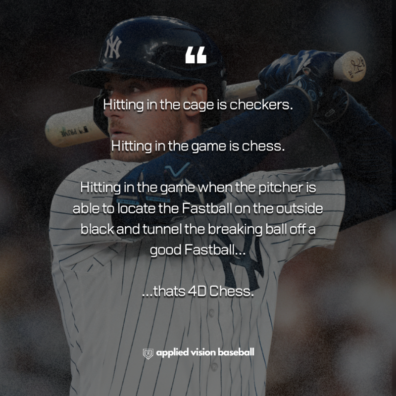 appliedvisionbb's tweet image. ⚾ Hitting in the game is 4D Chess... - mailchi.mp/appliedvisionb…