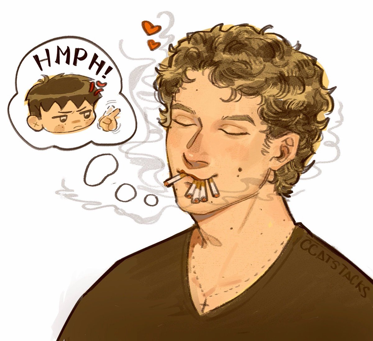 CCATSTACKS's tweet image. quit smoking ! 🚬 
#heatedrivalry #hollanov