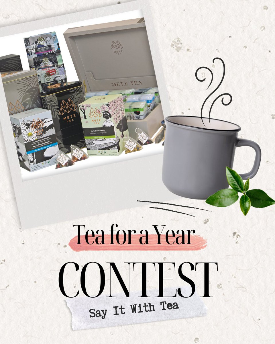 CanadaTea's tweet photo. A huge thank you to Metropolitan Tea for contributing tea to this yearβs #TeaForAYear contest. Here's how to enter:
πΈ Post a tea photo
π¬ Share what you can say with tea
π·οΈ Tag & follow us
π #SayItWithTea
π
Enter by Jan 31
π΅ 3 winners in Canada will enjoy Tea for a Year! https://t.co/7PEf9qXUkw