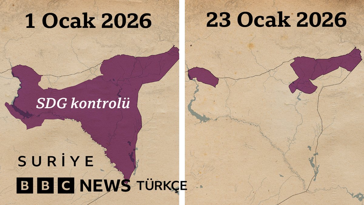 Suriye Demokratik Güçleri'nin (SDG) elinde ne kaldı?

Videomuz yayında: bbc.in/3Lz7VW1