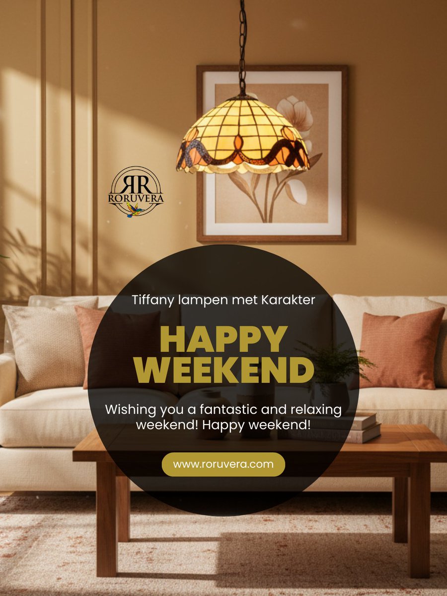 RORUVERA_com's tweet image. Weekend-challenge: laat je hanglamp de sfeer bepalen.

Waar zou jij een Tiffany hanglamp hangen: eettafel of zithoek? 

#hanglamp #sfeerverlichting #interieur #warmlicht #TiffanyLampen #Roruvera
