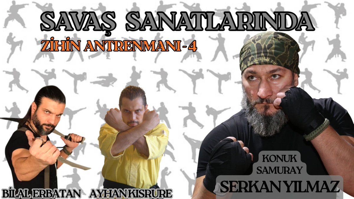 SAMURAY SERKAN YILMAZ İLE SAVAŞ SANATLARINDA ZİHİN ANTRENMANI.

📌Program konuğu Dünya ringlerinde Türkün gururu Serkan Yılmaz. 
📆 24,OCAK,2026 CUMARTESİ
🕗 21:00
🌏 YouTube CANLI YAYIN
👇YAYIN LİNKİ 👇
 youtube.com/live/k5-EJ0bz6… <a href="/YouTube/">YouTube</a> aracılığıyla