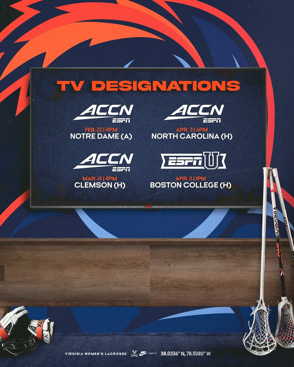 UVAWomensLax's tweet image. Coming soon to a 📺 near you 
#ACCNetwork #ESPNU #GoHoos