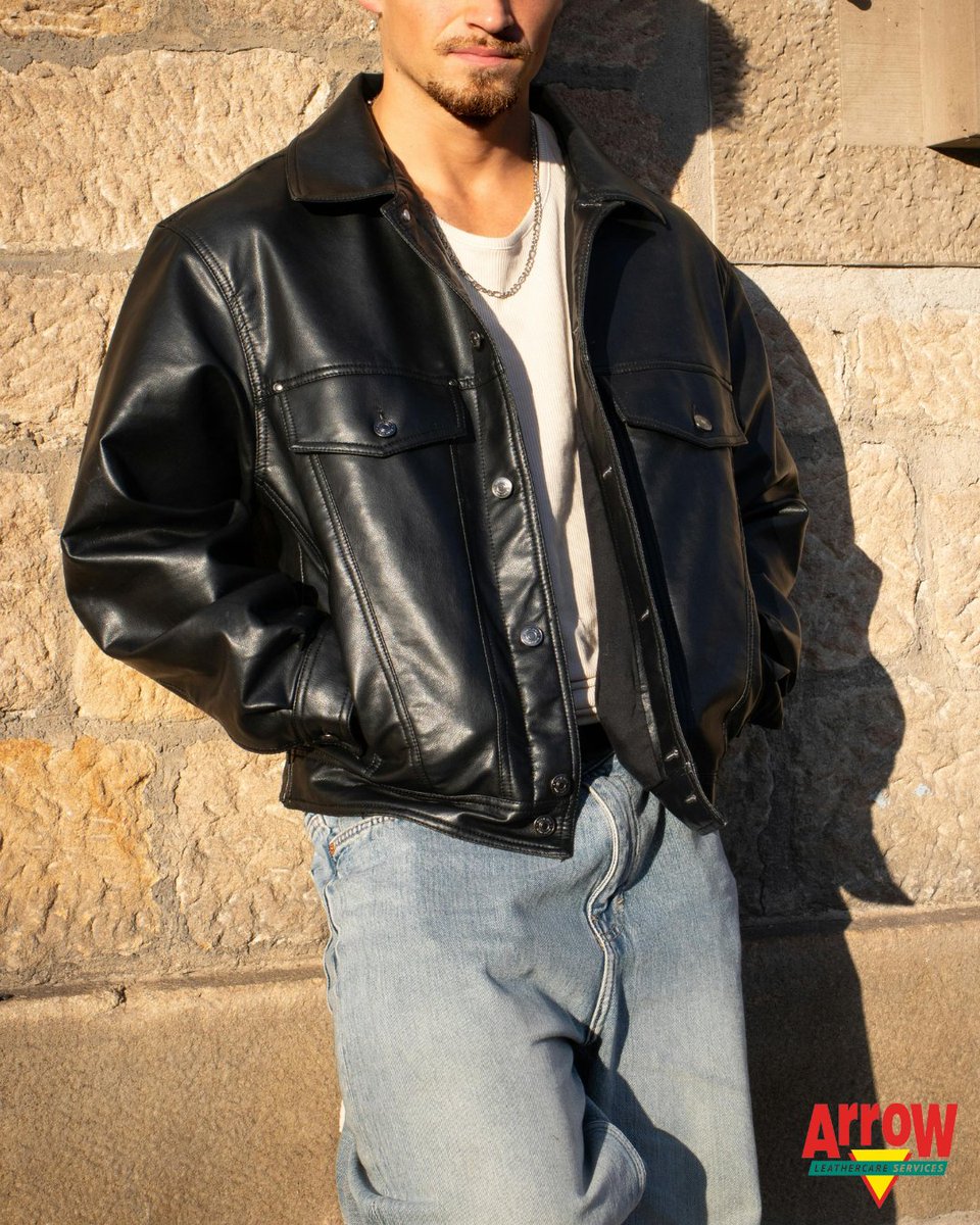 Every scuff and crack tells a story—but that doesn’t mean your favorite leather jacket has to stay damaged. Arrow Leathercare revives distressed leather while keeping its edge intact.💫