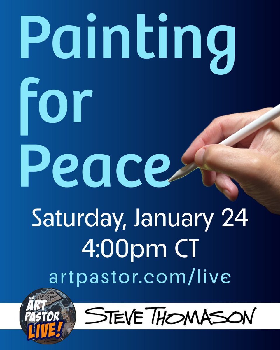 StevenPThomason's tweet photo. Join me tomorrow for a livestream where I will paint a prayer for peace during these difficult times in Minneapolis. https://t.co/xGvDgawKSg #livestream #peace #prayer #digitalart #liveart https://t.co/nvxto3TZ52