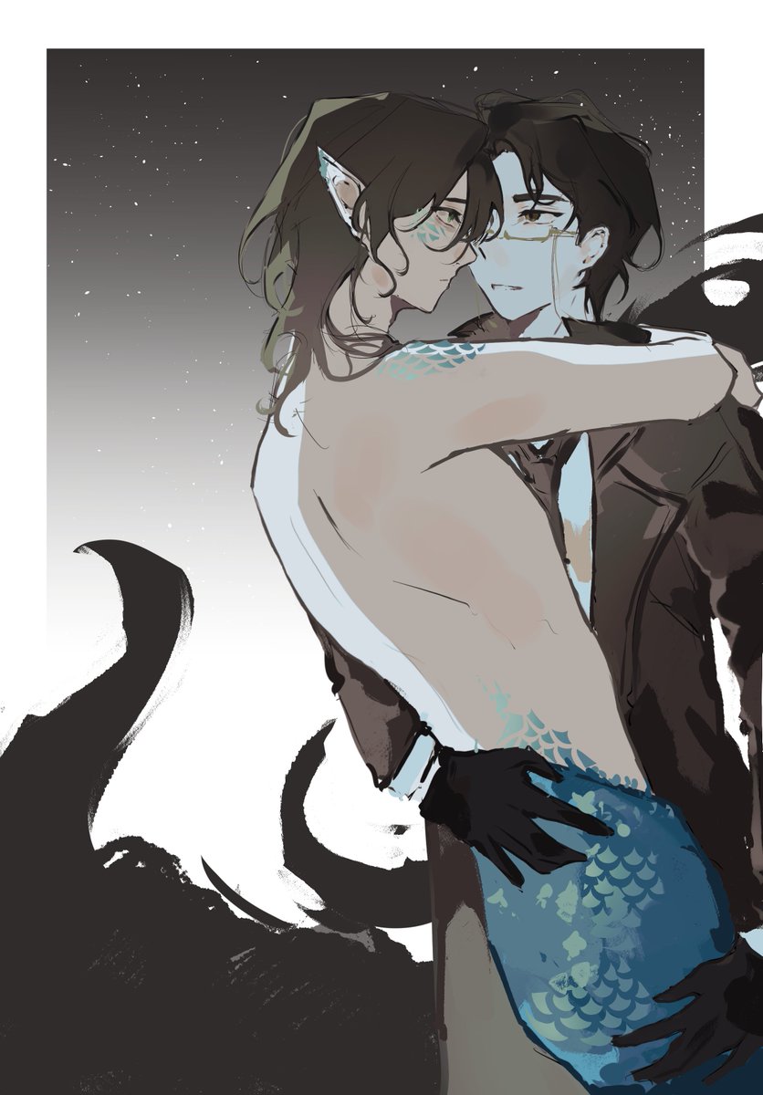nightcroack's tweet image. a dead man and a mermaid, what could go wrong.
#克伦 #lotm #leoklein