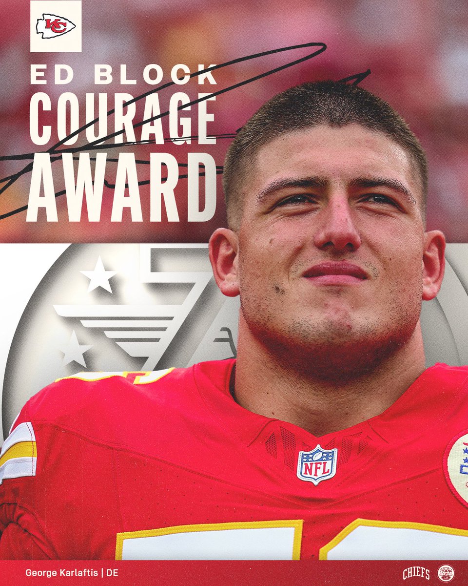 Congrats on winning the Ed Block Courage Award, @TheGK3!