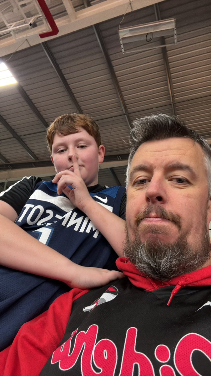 EdPope19275786's tweet photo. Friday nights at the Mattioli are a must. Cup 1/4 final night - let’s goooo @RidersBball #bestseatinthehouse https://t.co/rIHNgziXXB