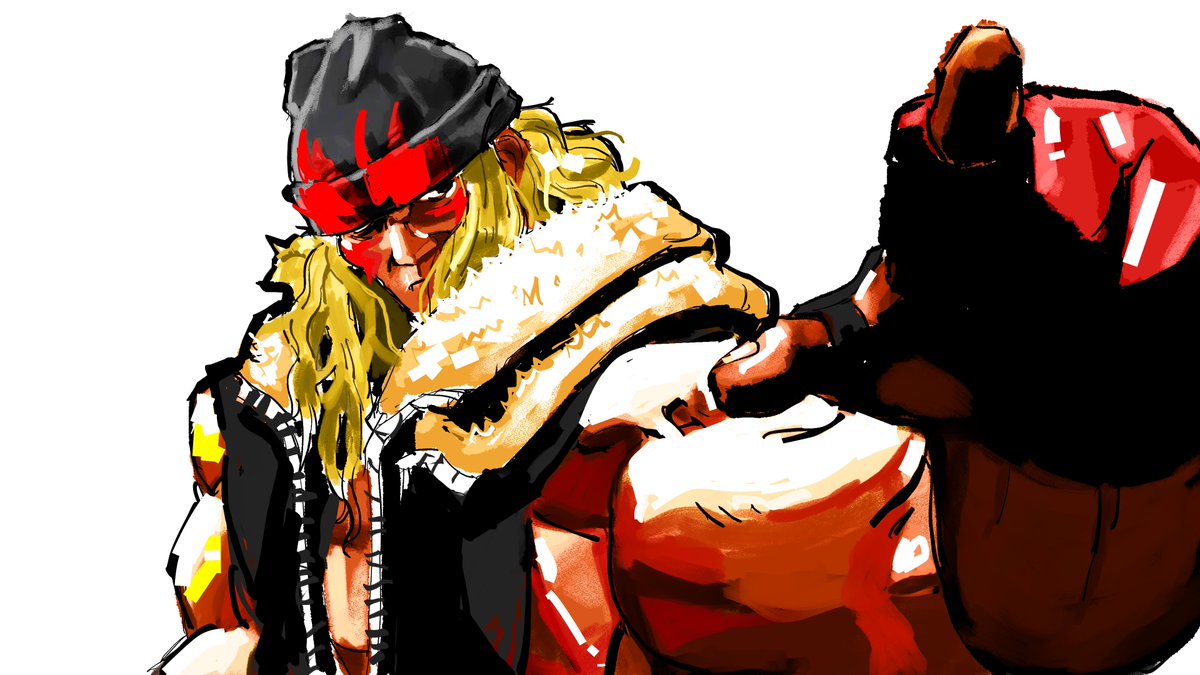 LostLegrand's tweet photo. Don't normally post fan art, but Alex is definitely worth it. 
#Capcom #StreetFighter6 
 #SF6_Alex #格ゲーキャラ描こうぜ https://t.co/CypXbFy64q
