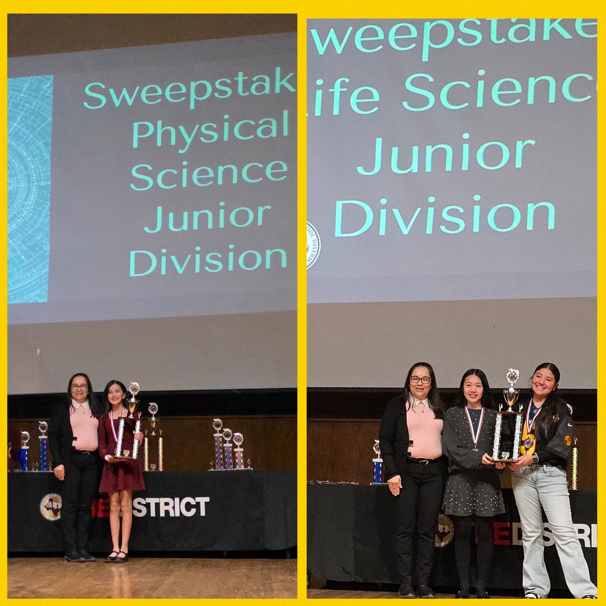 Brains, brilliance, and breakthroughs, our all-girls team won big in multiple divisions! <a href="/YsletaISD/">Ysleta ISD</a>