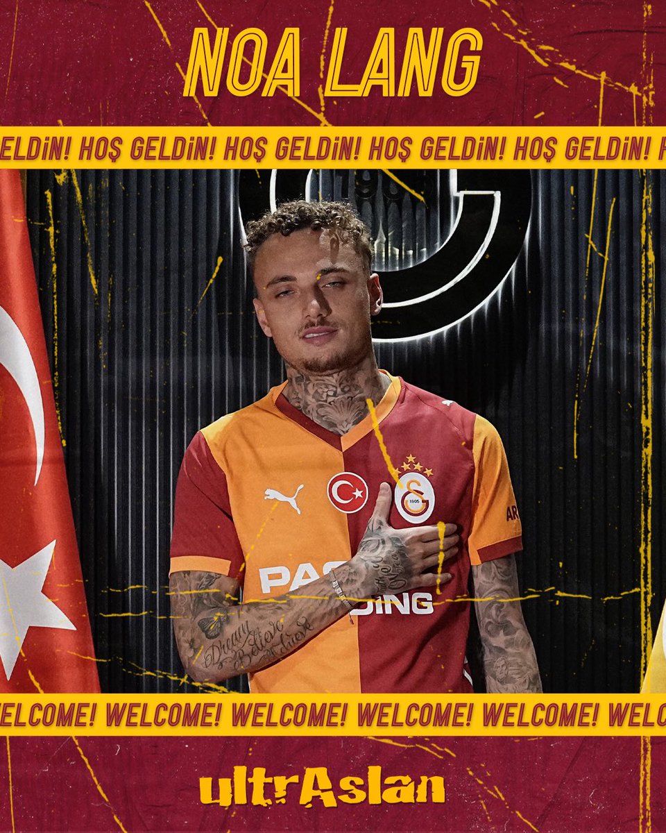 ✍🏻 GALATASARAYIMIZA HOŞ GELDİN NOA LANG! 🦁

#ultrAslan