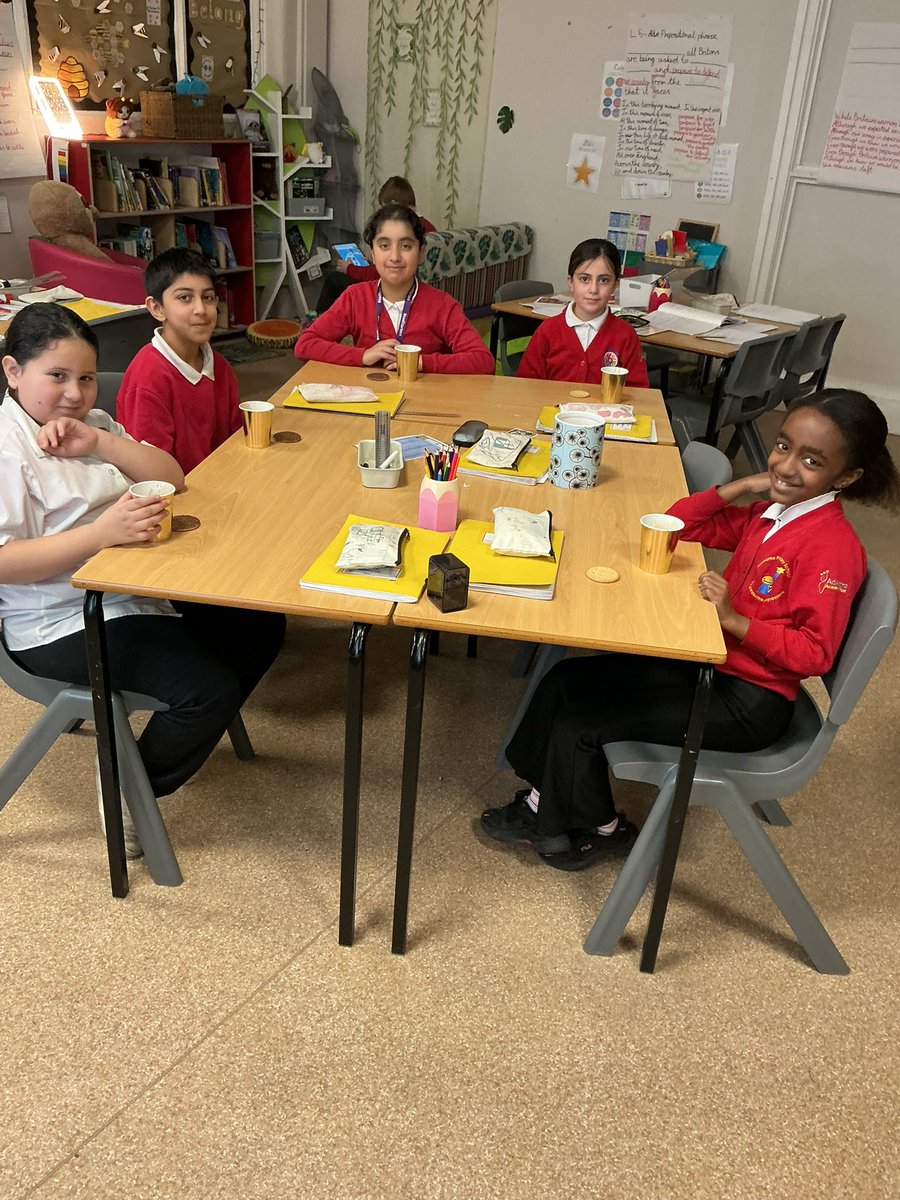 Some children from 5SD shared a hot chocolate treat today for showing excellent STAR values and work ethic across the week. Well done! 
🌟🌟🌟
<a href="/AdAstraTrust/">Ad Astra Academy Trust</a>