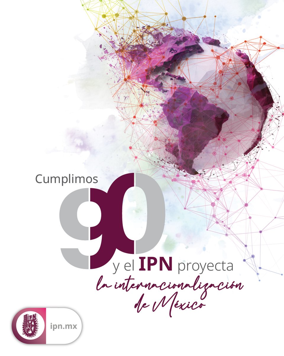🎓 Desde hace 90 años, el #IPN impulsa a sus estudiantes a mirar más allá de las fronteras. A través de programas de movilidad internacional, nuestras y nuestros alumnos enriquecen su formación, descubren nuevas culturas y fortalecen sus conocimientos en idiomas. 💜#Huélum