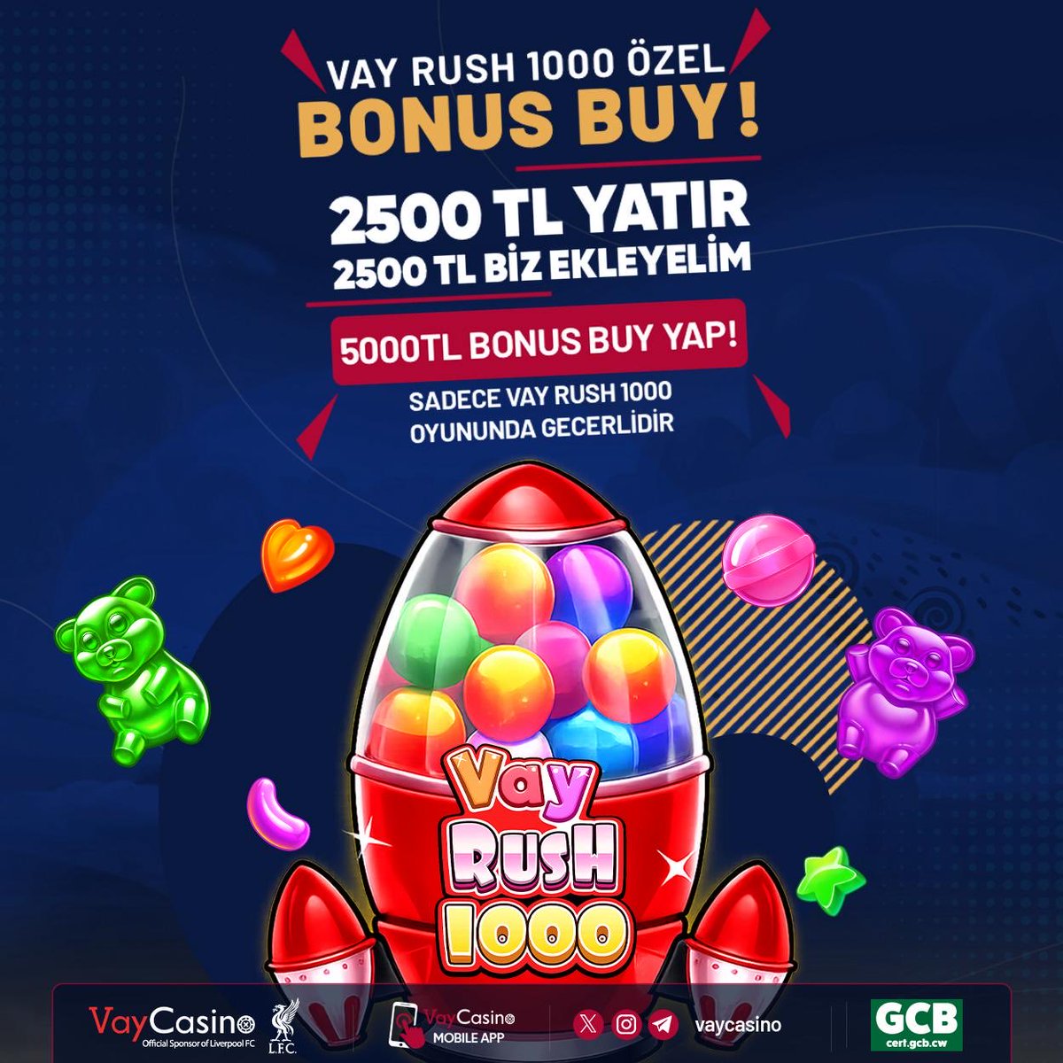 🅰️🅰️🅰️ 🅰️🅰️🅰️🅰️

🔢🔢🔢🔢

🅰️🅰️🅰️🅰️🅰️  🅰️🅰️🅰️❎

❎2500₺ YATIR 2500₺ BİZ EKLEYELİM!❎
5000₺ Vay Rush 1000'de BONUS BUY YAP!

🟣Min çekim 100.000₺
🟣Max sınır yok 
🟣Sadece Vay Rush 1000 Oyununda Geçerlidir.

Güncel Giriş Adresi : t2m.io/103112750