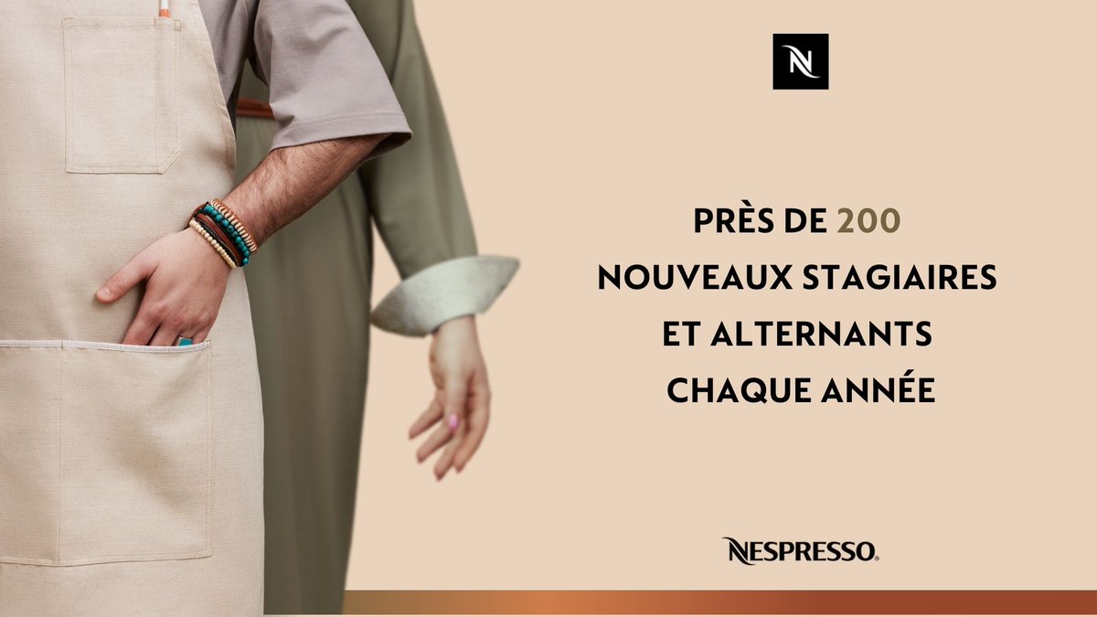 L’éducation est un levier puissant de transmission et d’engagement.
Chez Nespresso, accueillir et accompagner stagiaires et alternants, c’est transmettre des savoirs, des valeurs et une manière profondément humaine de travailler.
Bienvenue aux talents qui nous rejoignent :