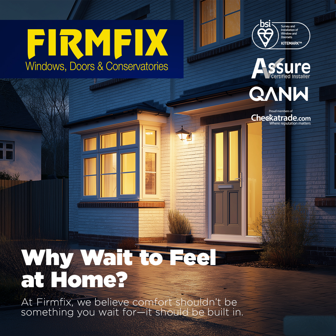 🔥 Weekend comfort starts now.
Firmfix windows &amp; doors = warmth, peace of mind, and real winter comfort.

📞 01684 296603 | 🌐 firmfix.co.uk