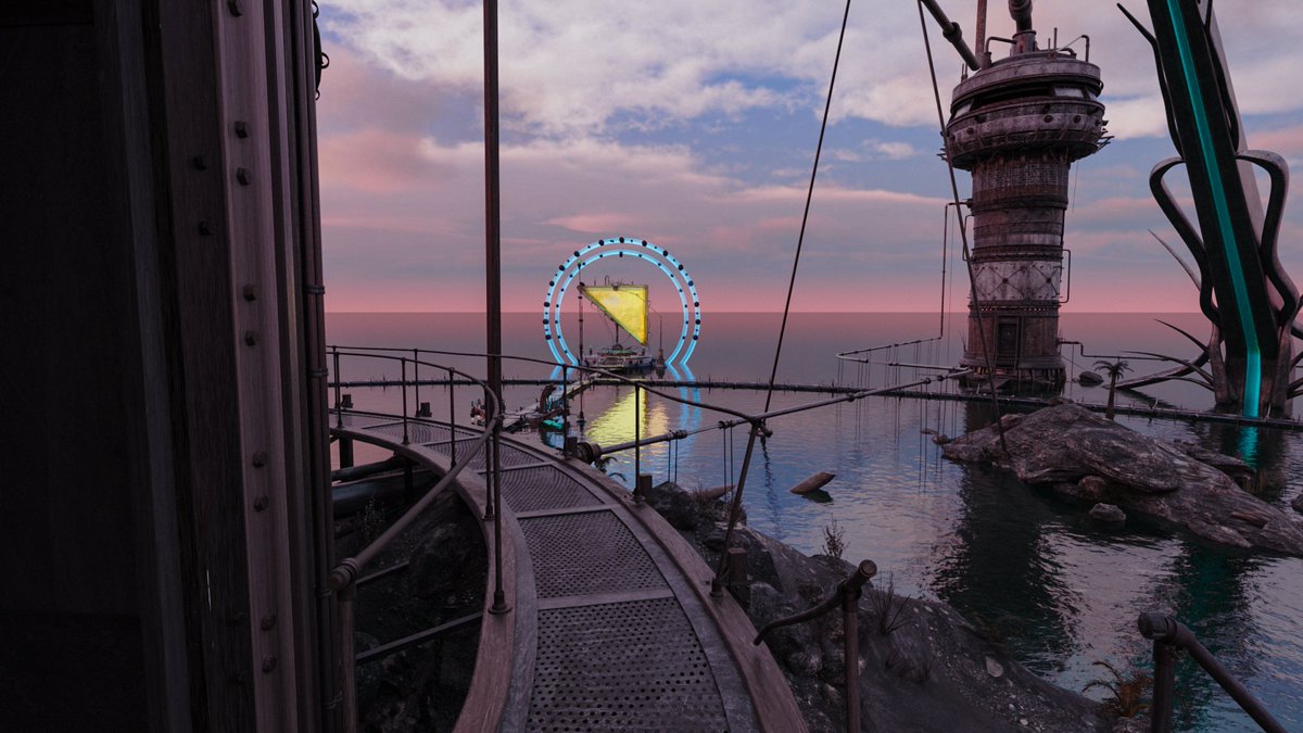 NeyyahGame's tweet photo. Portals lure you into mystery, into the unknown. Enter to discover. Always open. Waiting. The world of Neyyah beckons. Available on Steam: https://t.co/lml5wHFTvQ #AdventureGameFriday #followfriday #gameart #scifi #portals #gamedev #FPA #firstpersongames #indiegame https://t.co/EMzeqeMOch
